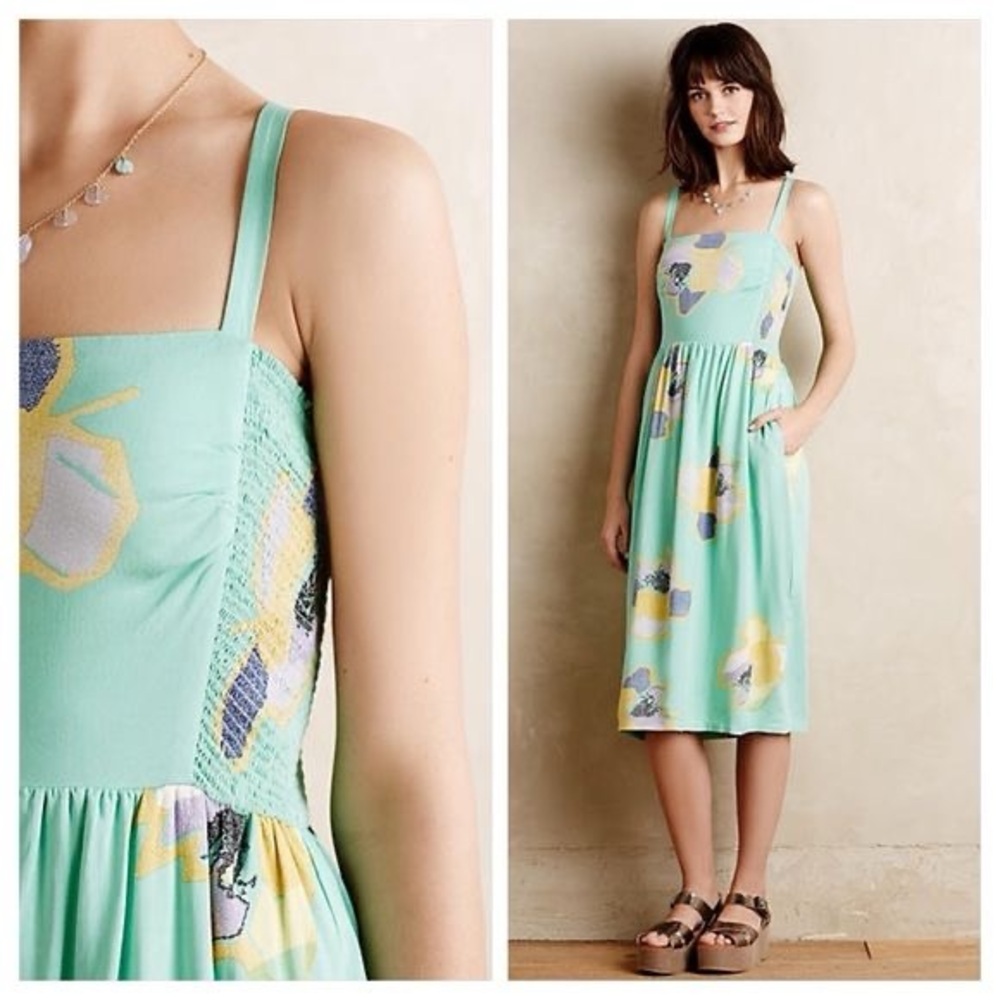 Corey Lynn Calter for Anthropologie Floral Midi Dress